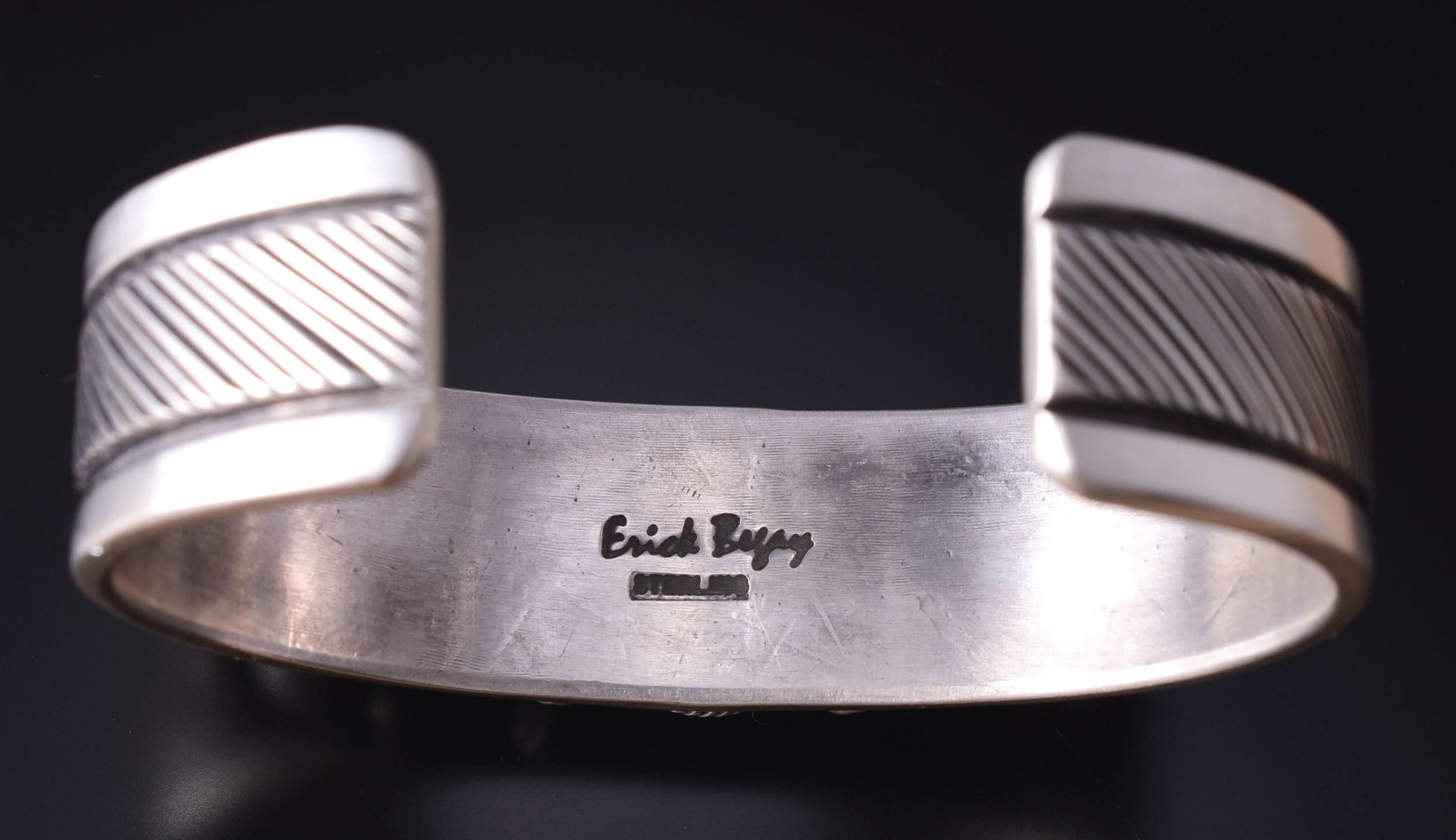 Silver & Golden Hills Turquoise Fresh Pearl Navajo Bracelet by Erick Begay 5F30Q