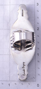 Size 7-3/4 Silver & Golden Hills Turquoise Navajo Ring by Erick Begay 5F30C
